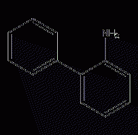 2-Aminobiphenyl structural formula