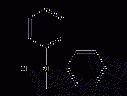 Diphenylmethylchlorosilane structural formula