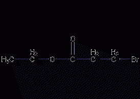 3-bromopropionic acid ethyl ester structural formula