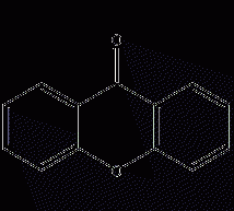 Xanthone structural formula