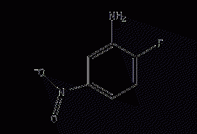 2-fluoro-5-nitroaniline structural formula