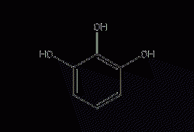 Pyrogallol structural formula