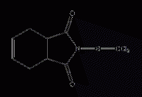 Captan structural formula