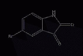 5-bromoisatin structural formula