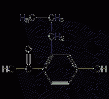 Propyl paraben structural formula