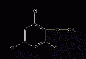 2,4,6-Trichloroanisole structural formula