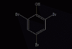 2,4,6-tribromophenol structural formula