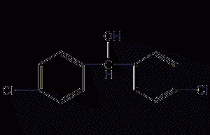 4,4'-dichlorodiphenylmethanol structural formula