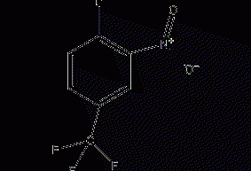 4-fluoro-3-nitrotrifluorotoluene structural formula