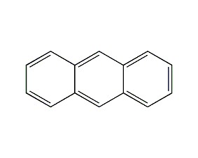 Anthracene structural formula