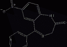 Nitrazepam structural formula