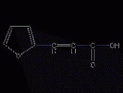 3-(2-furyl)-2-acrylic acid structural formula