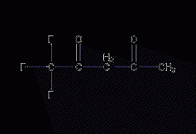 1,1,1-trifluoro-2,4-pentanedione structural formula