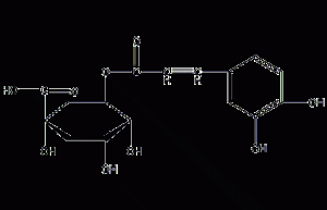 Chlorogenic acid structural formula