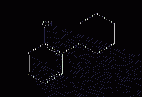 2-cyclohexylphenol structural formula