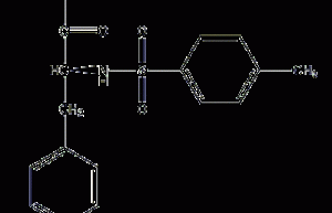 Structural formula of p-toluenesulfonyl-L-phenylalanine chloromethyl ketone