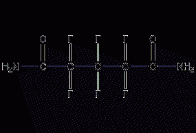 Hexafluoroglutaramide structural formula