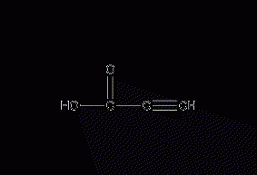 Propynoic acid structural formula