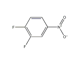 1,2-difluoro-4-nitrobenzene structural formula