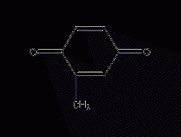 Methyl p-benzoquinone structural formula