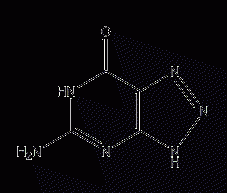 8-azaguanine structural formula