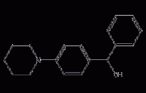 Diphenylpiperidinemethanol structural formula