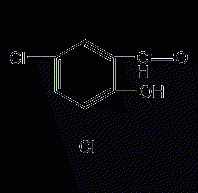 3,5-Dichlorosalicylicaldehyde structural formula