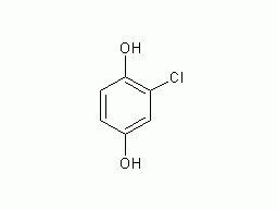 Chlorinated hydroquinone structural formula