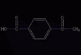 4-acetylbenzoic acid structural formula