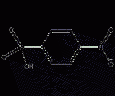 4-nitrobenzene sulfonic acid structural formula