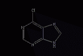 6-chloropurine structural formula