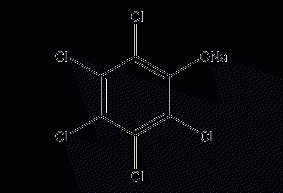 Pentachlorophenol sodium salt structural formula