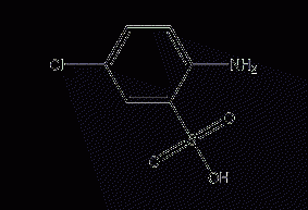 2-amino-5-chlorobenzenesulfonic acid structural formula