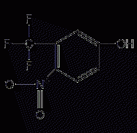 4-nitro-3-(trifluoromethyl)phenol structural formula