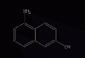 5-amino-2-naphthol structural formula