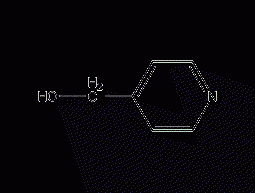 4-pyridylmethanol structural formula