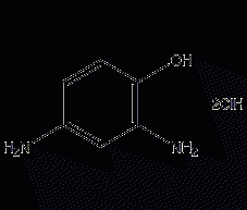 2,4-diaminophenol dihydrochloride structural formula