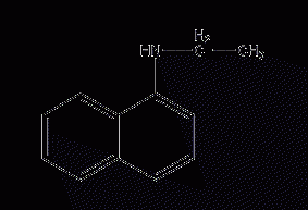 N-ethyl-1-naphthylamine structural formula