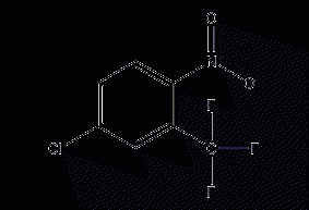 5-chloro-2-nitrotrifluorotoluene structural formula