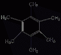 Hexamethylbenzene Structural Formula