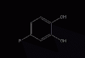 4-fluorocatechol structural formula