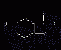 5-Amino-2-chlorobenzoic acid structural formula