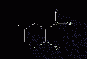 5-iodosalicylic acid structural formula