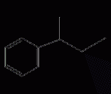 Sec-butylbenzene structural formula