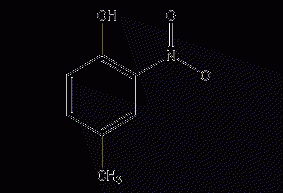 2-nitro-p-cresol structural formula