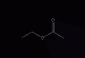 Ethyl acetate structural formula