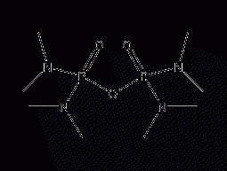 Structural formula of octamethylphosphon