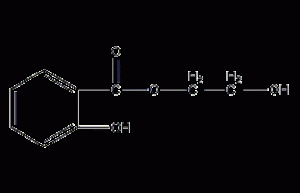 Ethylene glycol salicylate structural formula