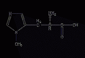 3-methyl-L-histidine structural formula