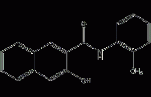 N-(3-hydroxy-2-naphthoyl)o-toluidine structural formula